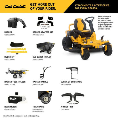 Cub Cadet Ultima ZTS1 Zero-Turn Mower, 42-Inch Fabricated Deck, 22-HP Kohler Engine