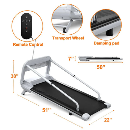Ambifirner 2 In 1 Dog Treadmill For Small/Medium Dogs, 265 lbs Weight Capacity, Off White