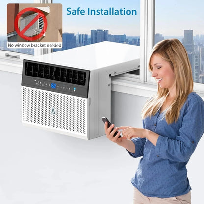 Window Air Conditioner 8000 BTU Up To 370 Sq. Ft. With Remote And App Control