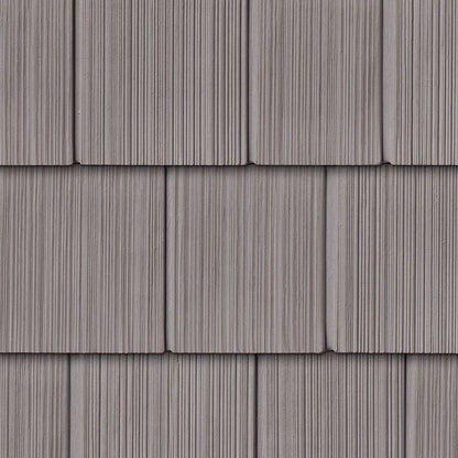The Foundry Vinyl Perfection Shingles, 7in W X 60 3/4 L, 34 Panels/Carton, 100 Sq Feet, Shadow - 008