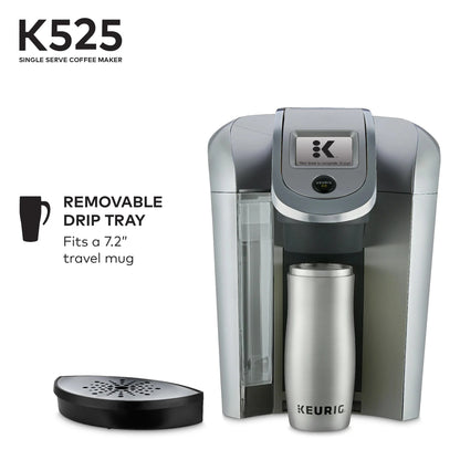Keurig Single Serve Coffee Brewer, Slate, 80oz - K525