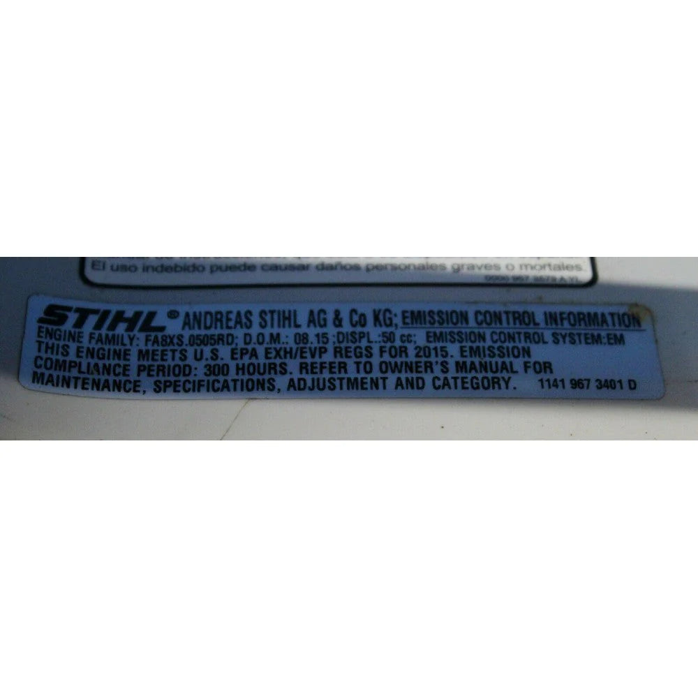 STIHL MS271 Farm Boss Chainsaw 50.2 Cc, 2.6 KW - MS271
