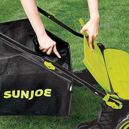 Sun Joe Electric Scarifier And Lawn Dethatcher With Collection Bag, 15-Inch