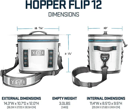 YETI Hopper Flip 12-Quart Portable Soft-Sided Cooler - 18010110002