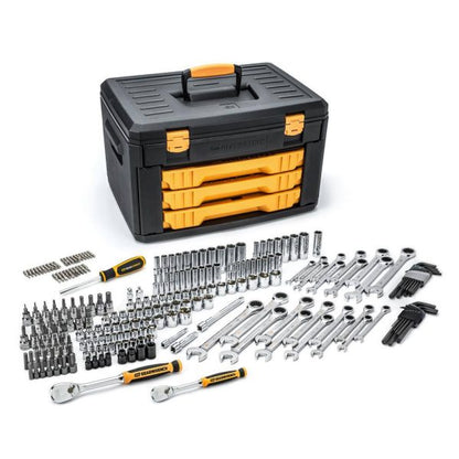 232-Piece Mechanics Tool Set With SAE/Metric Standard And Deep Sockets