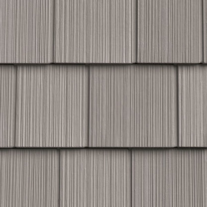 The Foundry Vinyl Perfection Shingles, 7in W X 60 3/4 L, 34 Panels/Carton, 100 Sq Feet, Shadow - 008