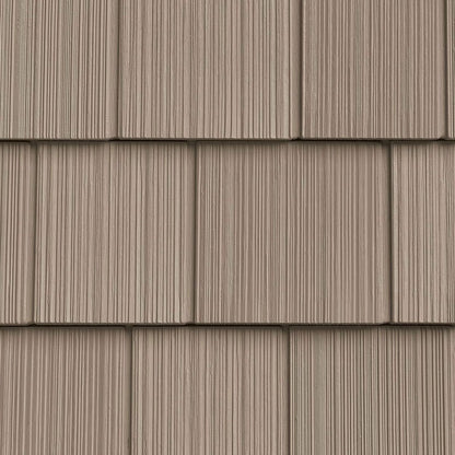 The Foundry Vinyl Perfection Shingles, 7in W X 60 3/4 L, 34 Panels/Carton, 100 Sq Feet, Shadow - 008