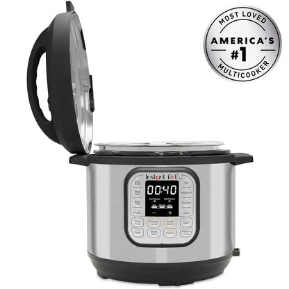 Instant Pot Duo Electric Pressure Cooker, 8 qt, Stainless Steel