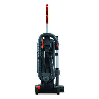 15-Inch Commercial Upright Vacuum Cleaner For Carpet And Hard Floors - Gray