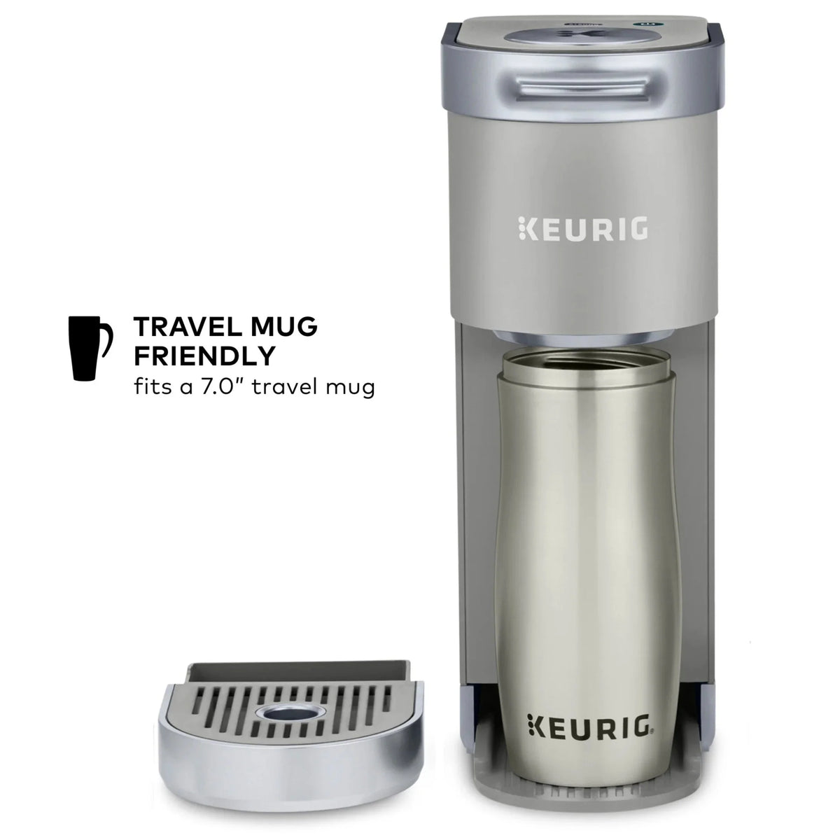 Keurig Single Serve K-Cup Pod Coffee Maker, Dusty Rose - K-Mini Plus