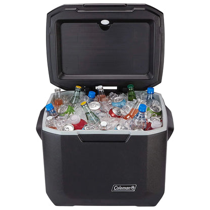 Coleman Xtreme 50 Quart 5-Day Hard Cooler With Wheels And Have-A-Seat Lid