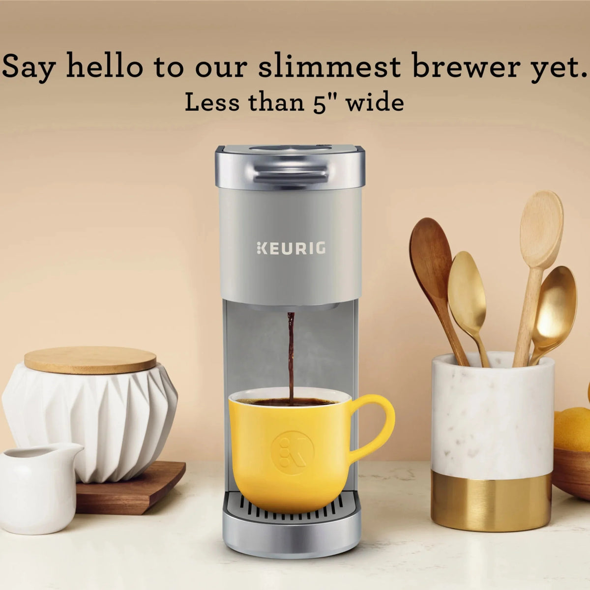 Keurig Single Serve K-Cup Pod Coffee Maker, Dusty Rose - K-Mini Plus
