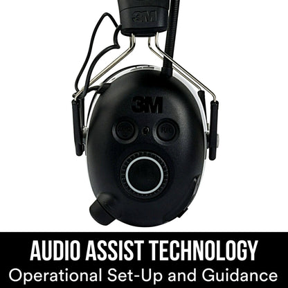 3M WorkTunes Connect AM/FM Hearing Protector With Bluetooth Technology, Black, 1 Pack - 90542H1-DC-PS