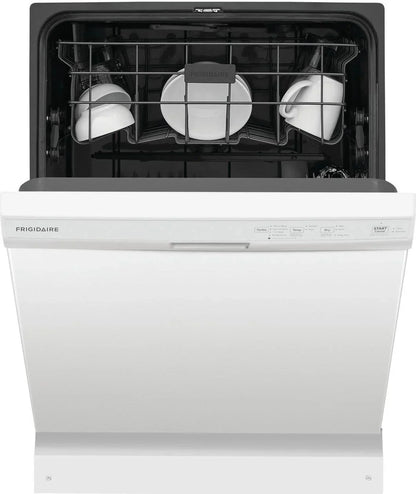 FRIGIDAIRE Built-In Dishwasher, 24 in, White - FDPC4314AW