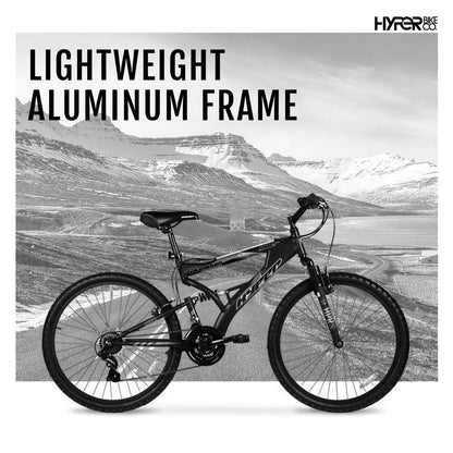 Hyper Bicycles Men's Havoc Mountain Bike, 26 inch, 21 Speed, Black