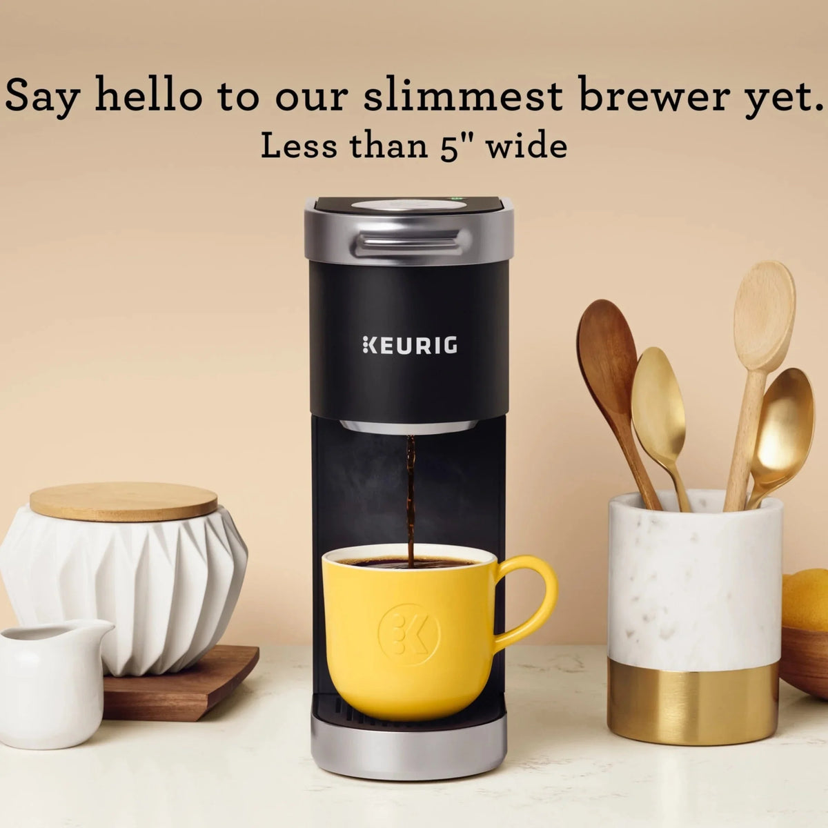Keurig Single Serve K-Cup Pod Coffee Maker, Dusty Rose - K-Mini Plus