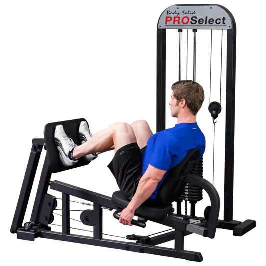 Body-Solid Pro Select Leg Press Machine, 310 Lb Rubber Footplate - GLP STK/3