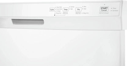 FRIGIDAIRE Built-In Dishwasher, 24 in, White - FDPC4314AW