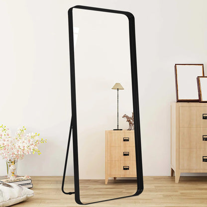 Full Length Wall Mounted Dressing Mirror, 65 in H x 22 in W