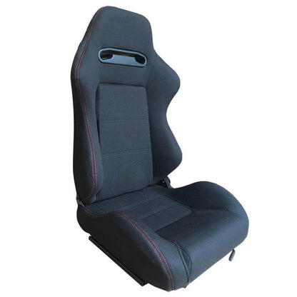 ZGBY Reclinable Sports Bucket Racing Seats With Sliders - Left And Right, 2 Pcs