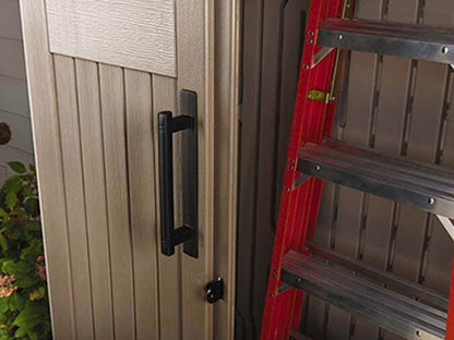 Rubbermaid Outdoor Storage Shed, 52 Cu. Ft., Weather-Resistant, Lockable Doors