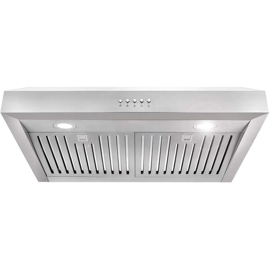 Cosmo Under-Cabinet Range Hood, 30-Inch, Silver - UC30