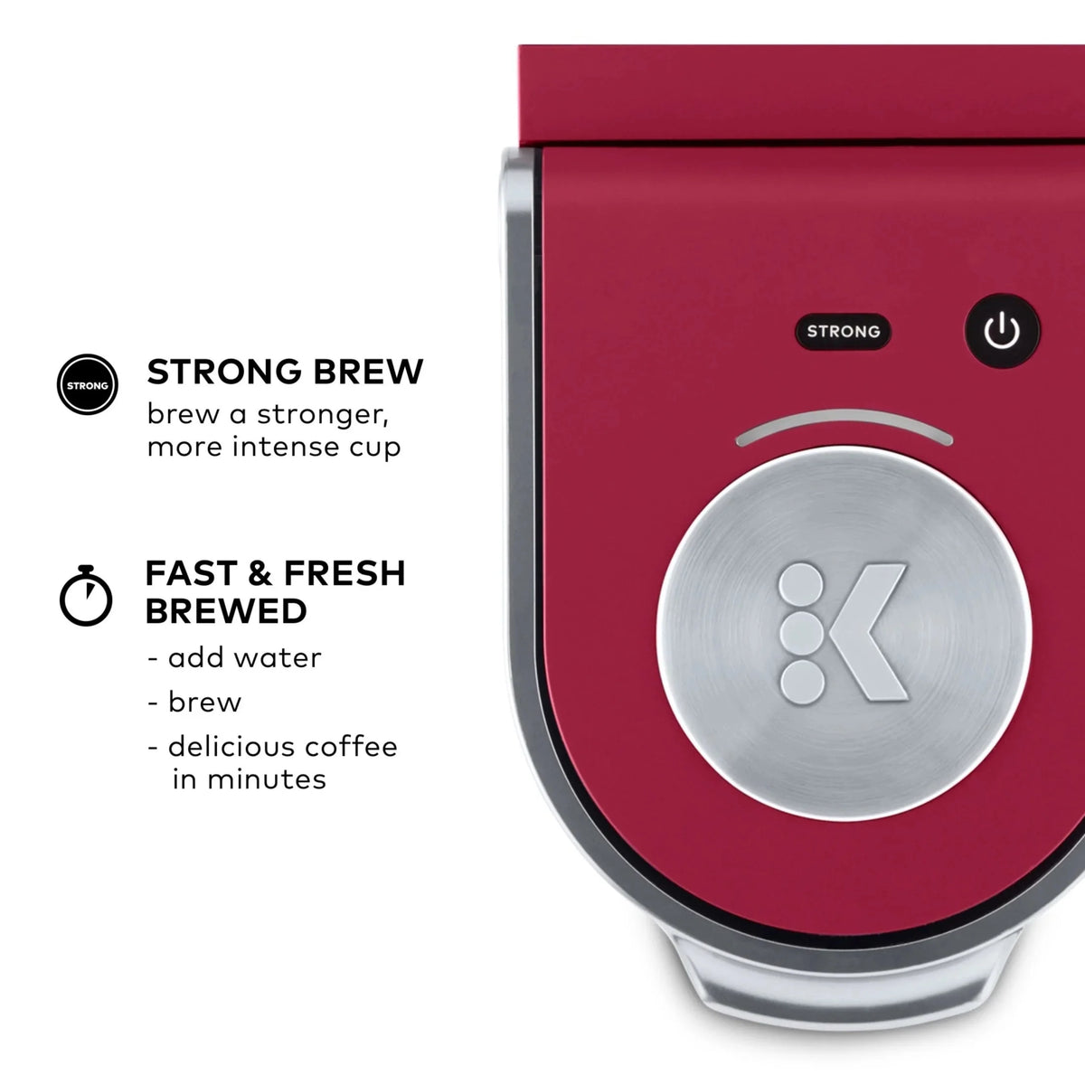 Keurig Single Serve K-Cup Pod Coffee Maker, Dusty Rose - K-Mini Plus