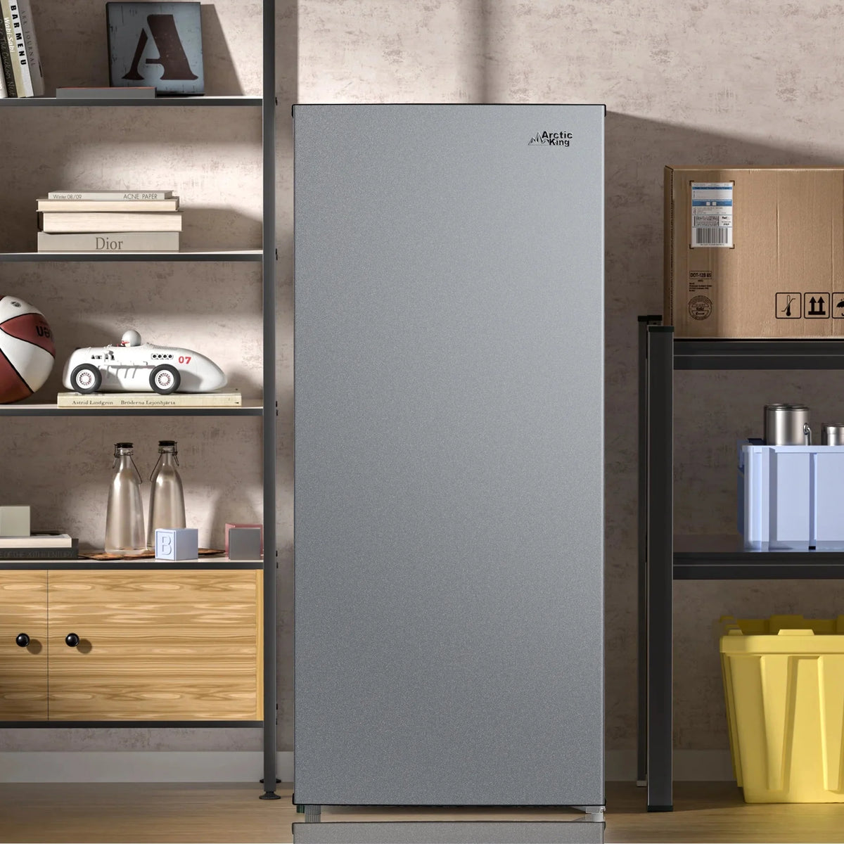 Arctic King Upright Convertible Freezer/Refrigerator, 7.1 Cu Ft, White