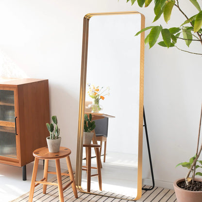 Full Length Wall Mounted Dressing Mirror, 65 in H x 22 in W