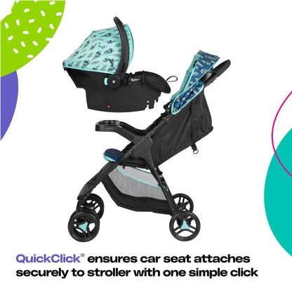 Cosco Kids Lift & Stroll DX Travel System, Gray Arrows - DX