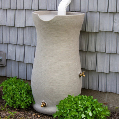 Impressions Corsican 50 Gallon Rain Saver, Sandstone - IM-COR050-SAN