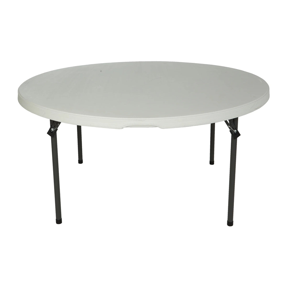 Lifetime 60 Inch Round Commercial Folding Table, Almond - 280435