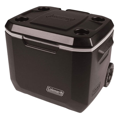 Coleman Xtreme 50 Quart 5-Day Hard Cooler With Wheels And Have-A-Seat Lid