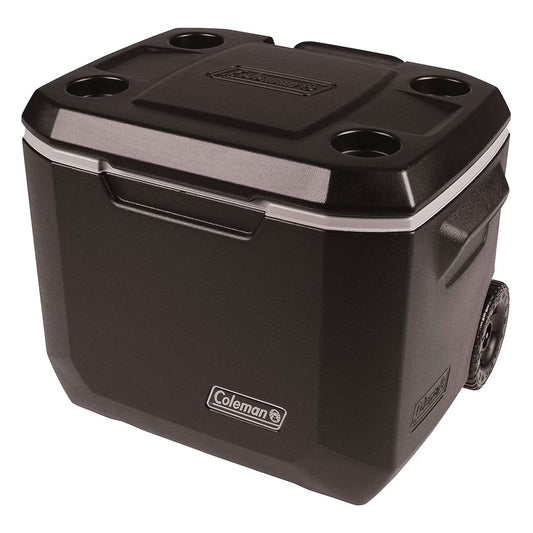 Coleman Xtreme 50 Quart 5-Day Hard Cooler With Wheels And Have-A-Seat Lid